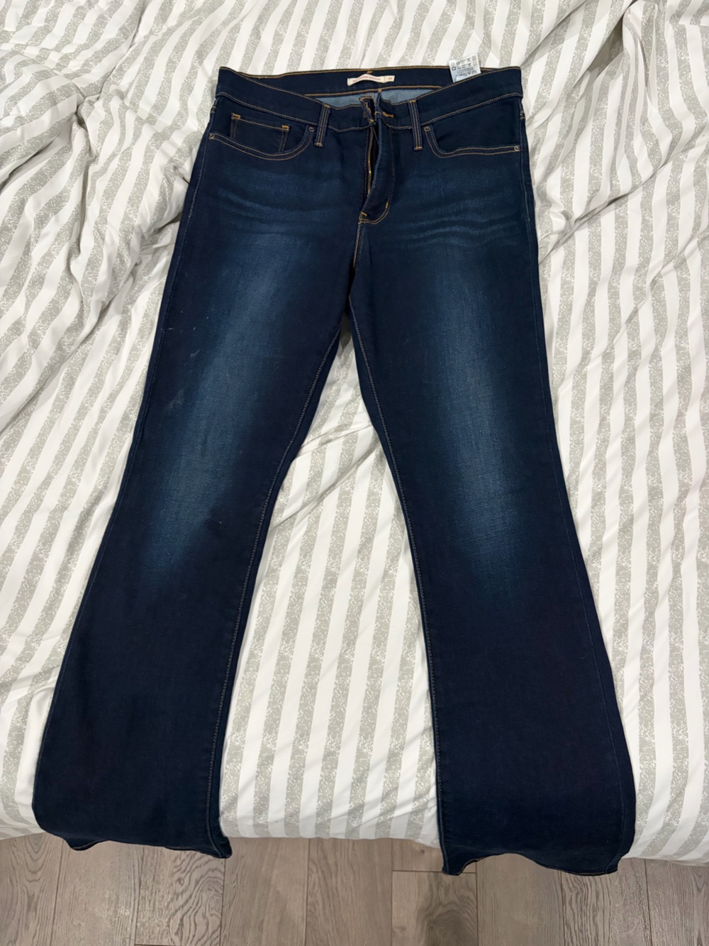 Levi Strauss Dark Blue Skinny Jeans for Women - Stretch Denim